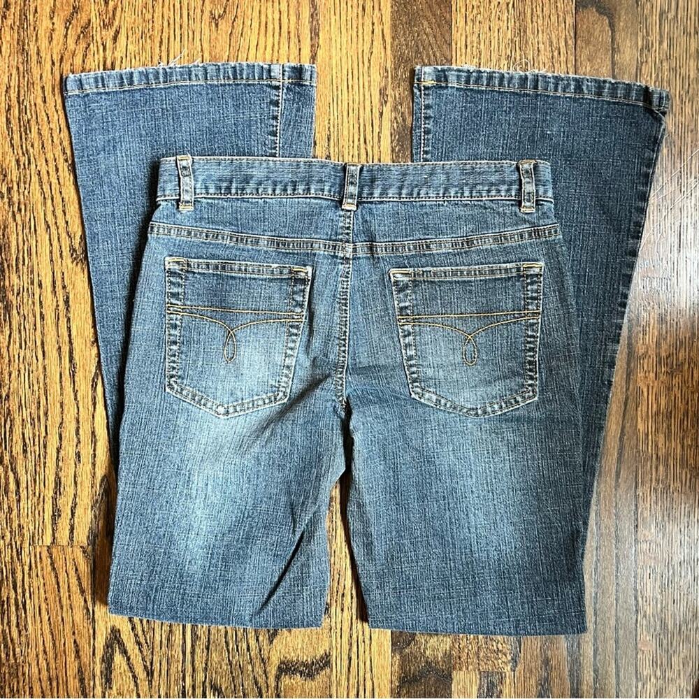 Y2K Calvin Klein Flare Jeans Vintage Low Rise 2000s Women’s Size 5 - Picture 5 of 8